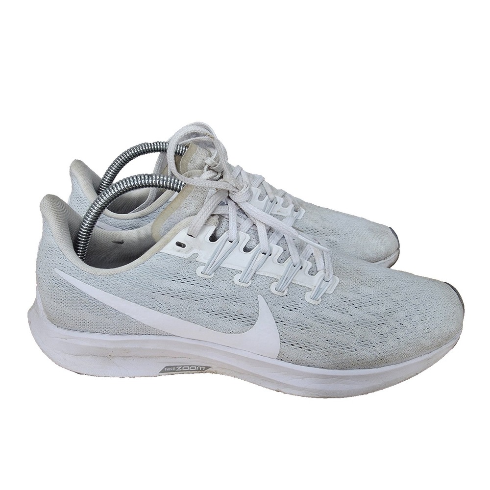 Nike Air Zoom Pegasus 36 Half Blue Womens 10 Grey Running Shoes Sneakers AQ2210-